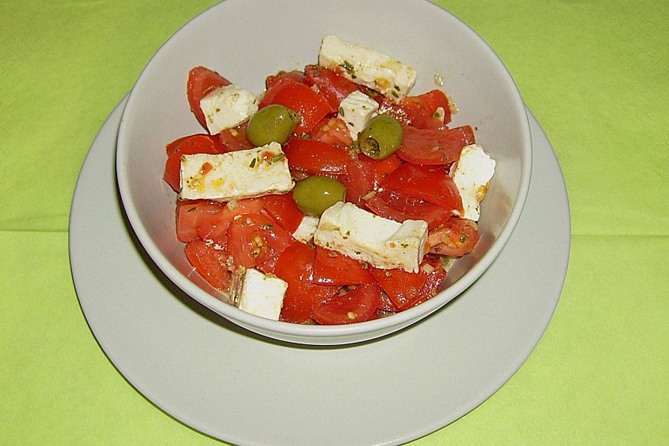 Käse - Tomaten Salat