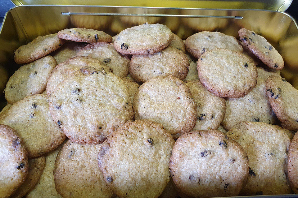 Berberitzen-Weiße Schokolade-Cookies