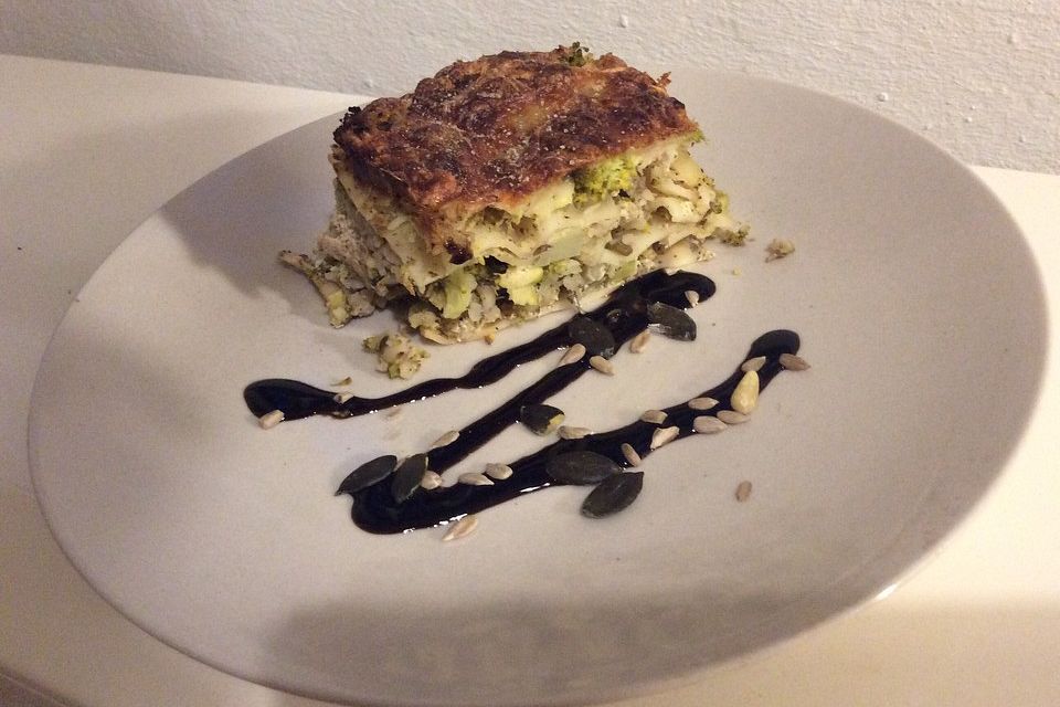 Brokkoli-Zucchini-Lasagne