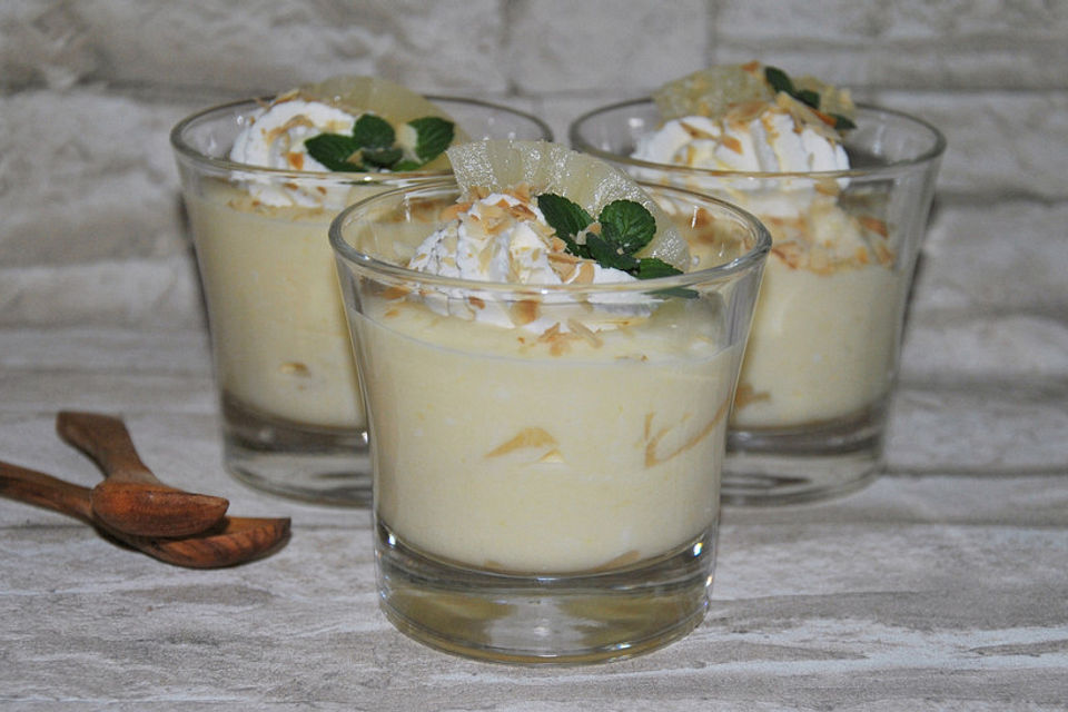 Pudding-Ananas-Dessert