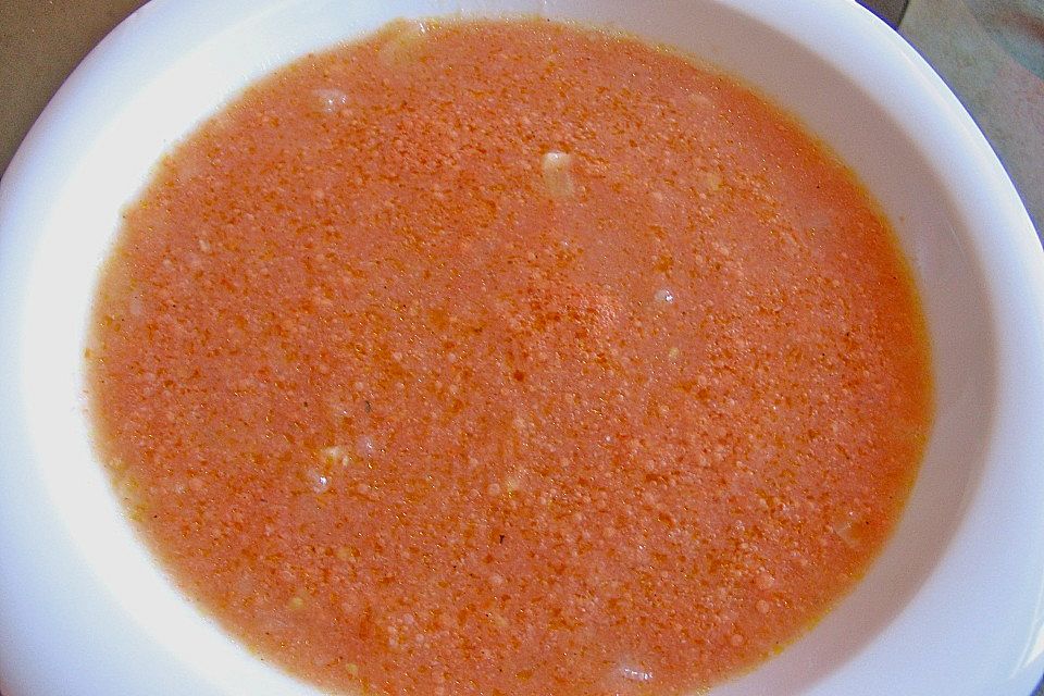 Tomatensuppe mit Banane