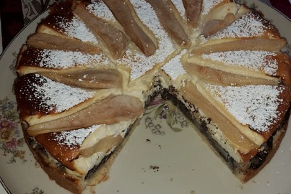 Mohn-Käsekuchen