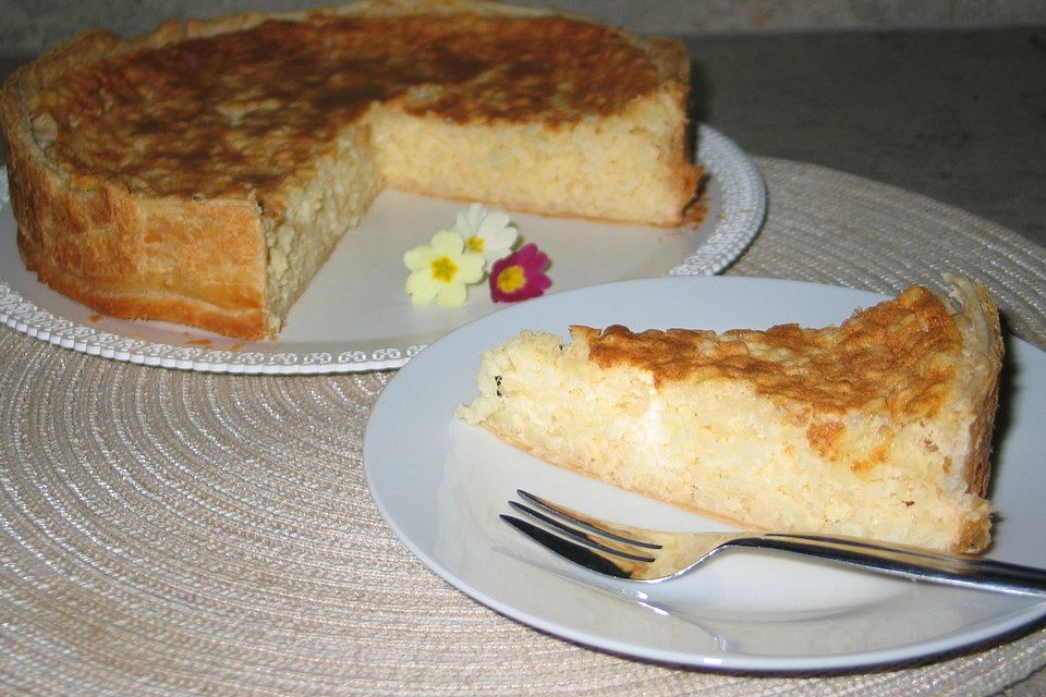 Belgischer Milchreiskuchen