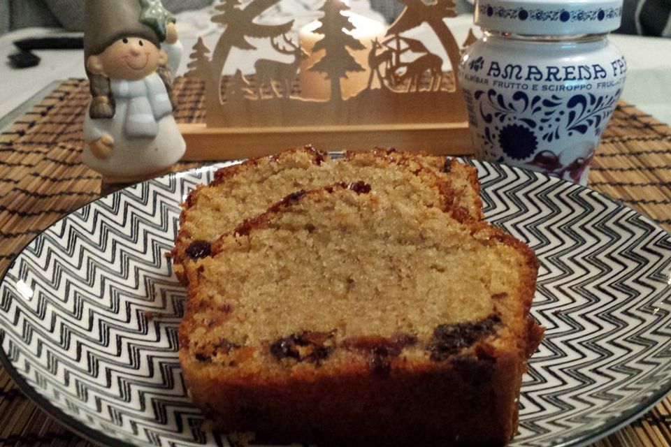 Amarenakirschkuchen mit Glühwein