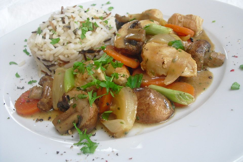 Frühlingshaftes Gulasch