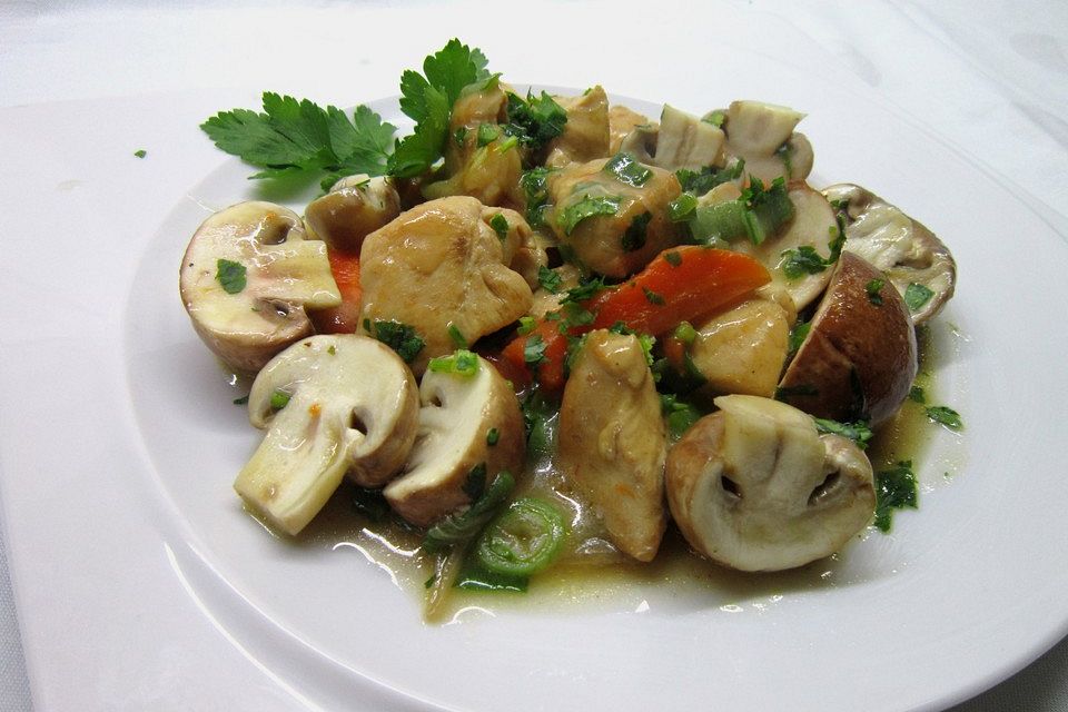 Frühlingshaftes Gulasch