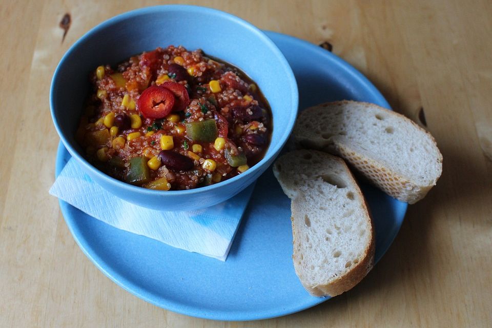 Veganes Quinoa-Chili