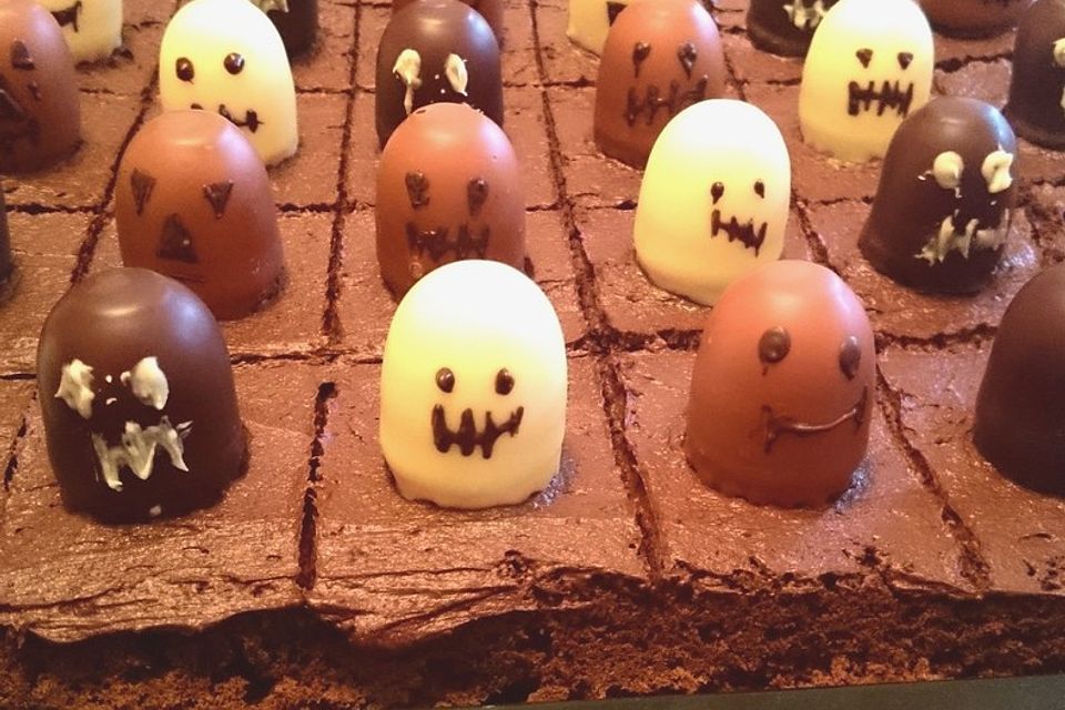 Spooky Brownies zu Halloween