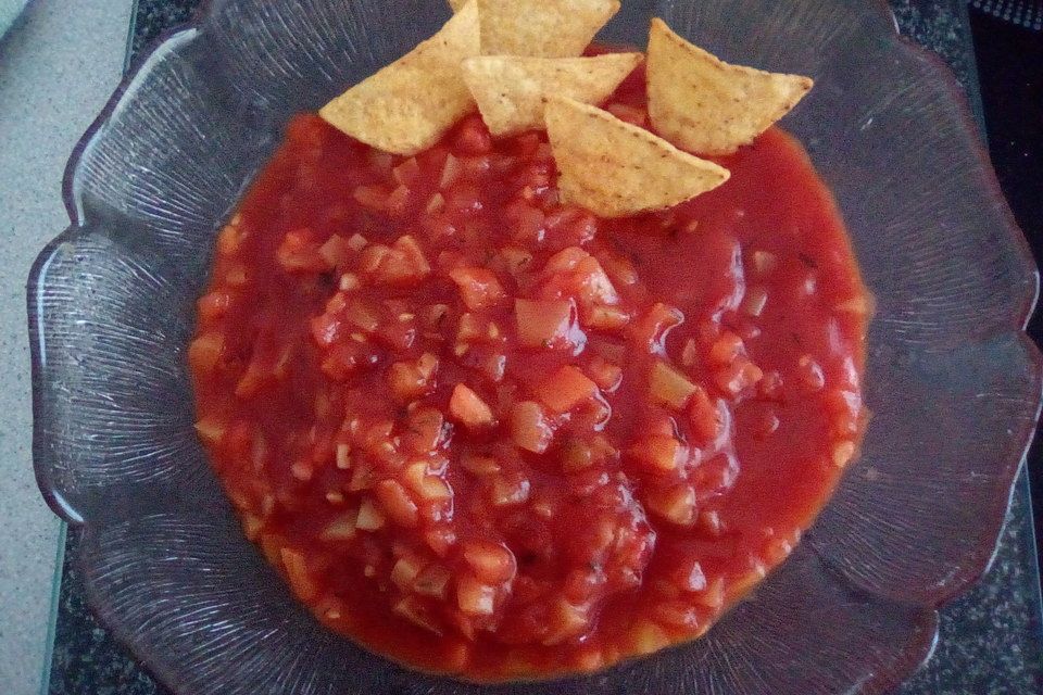 Salsa-Dip für Tortilla