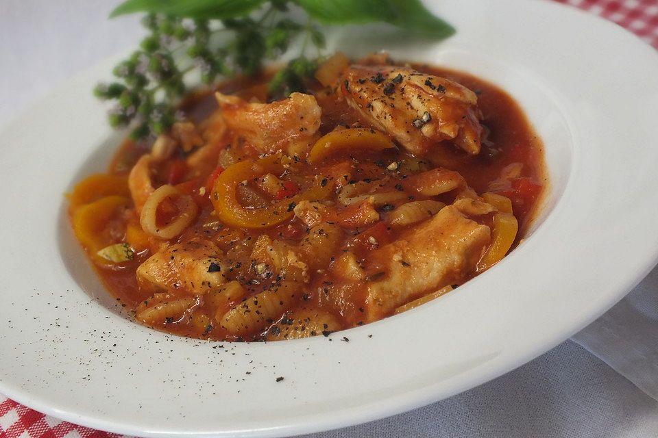 Italienischer Tomaten-Gemüseeintopf