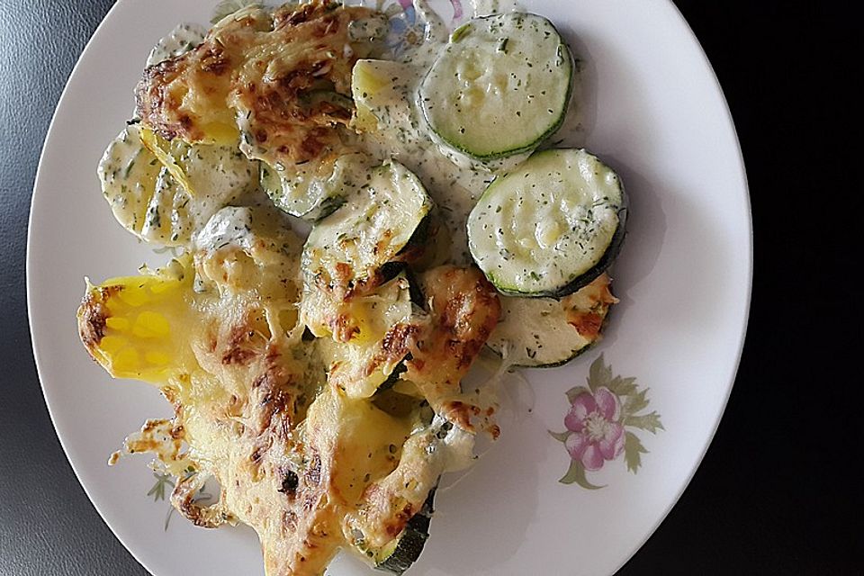 Zucchini - Kartoffel Auflauf