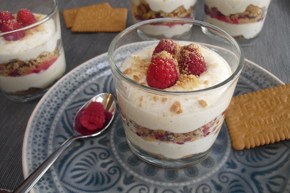 Himbeer-Cheesecake-Trifle