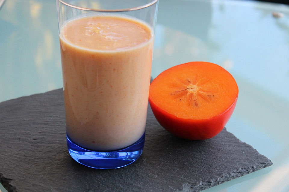 Kaki-Orangen-Smoothie