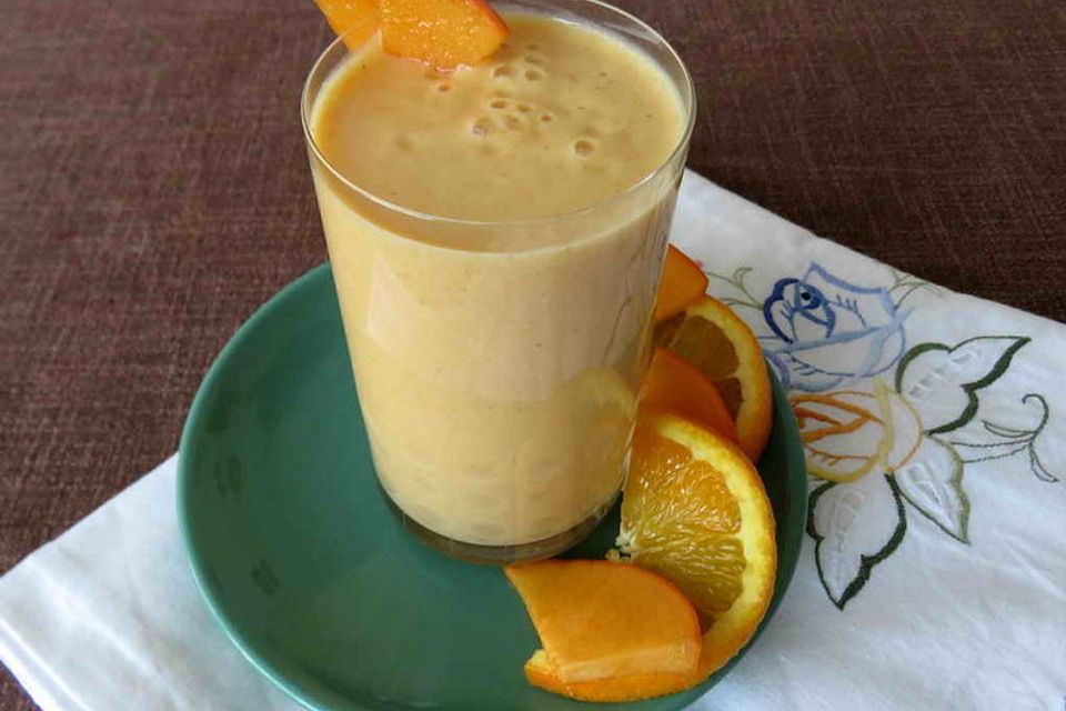 Kaki-Orangen-Smoothie