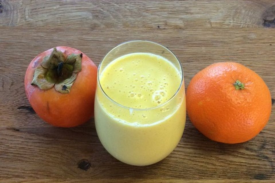 Kaki-Orangen-Smoothie