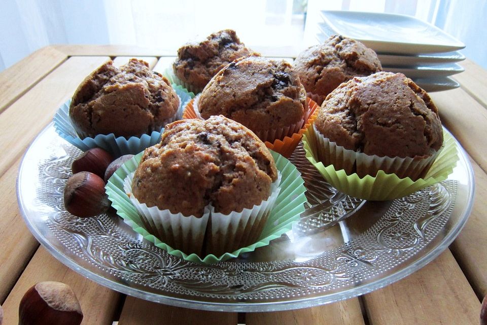 Nuss-Schoko-Muffins