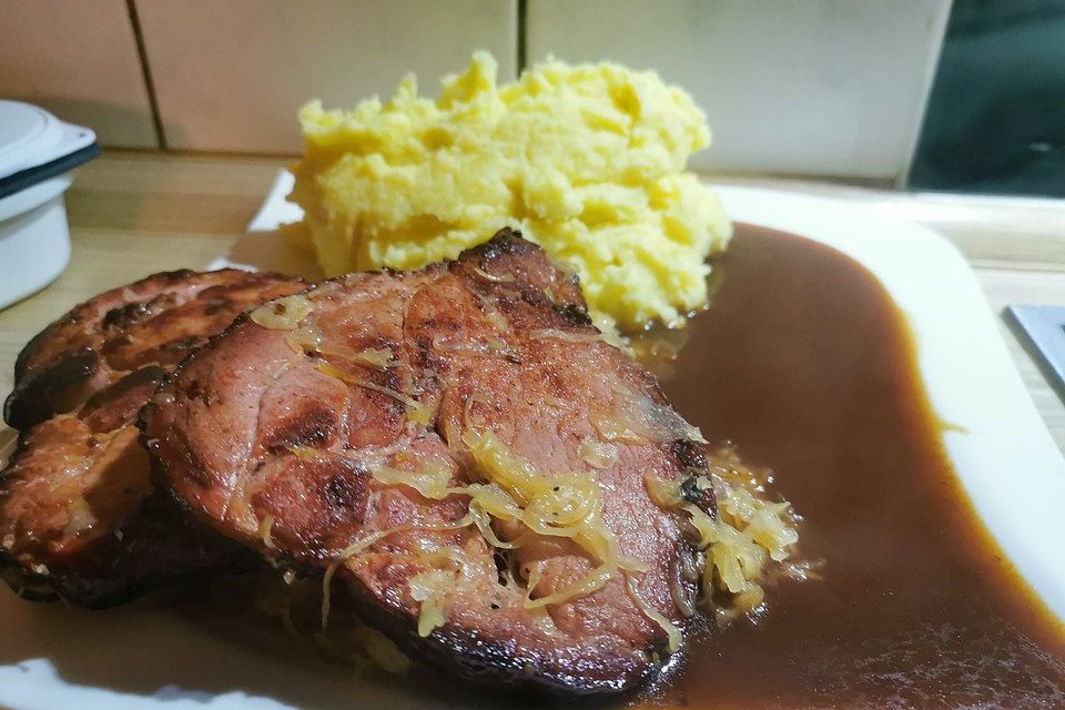 Sauerkraut mit Kasseler