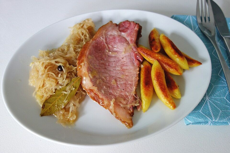 Sauerkraut mit Kasseler