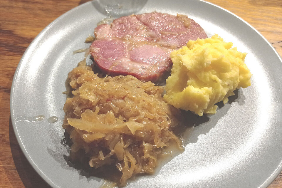 Sauerkraut mit Kasseler