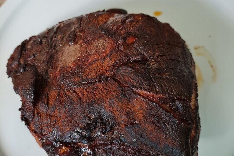 Schweinebraten aus dem Smoker