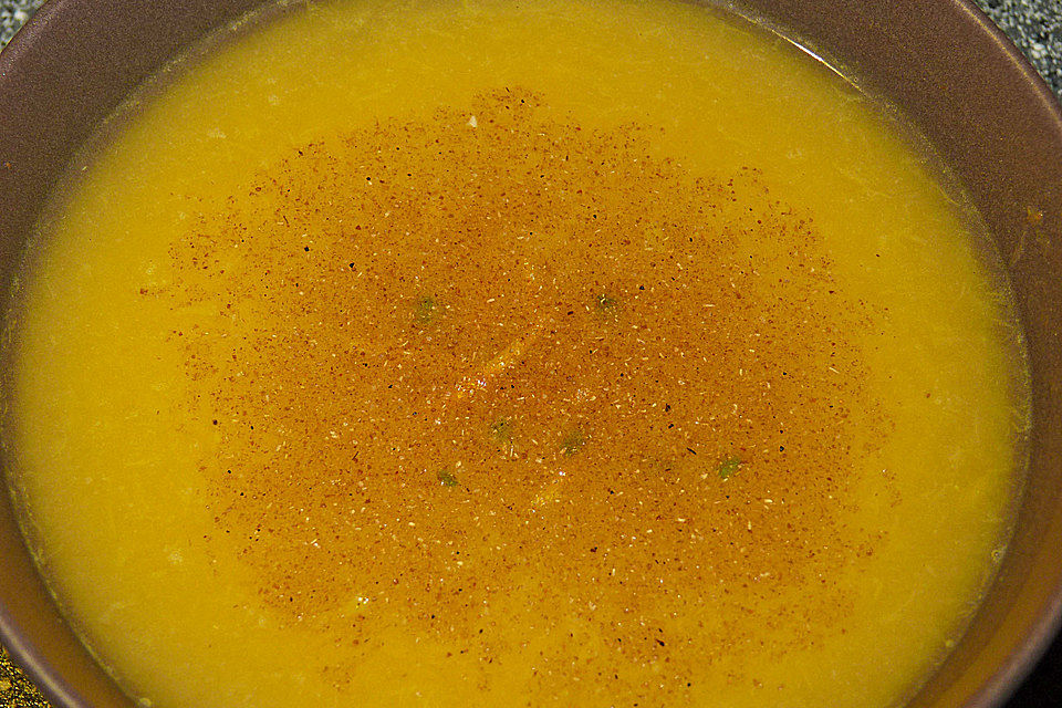 Süßkartoffel - Zwiebel Suppe