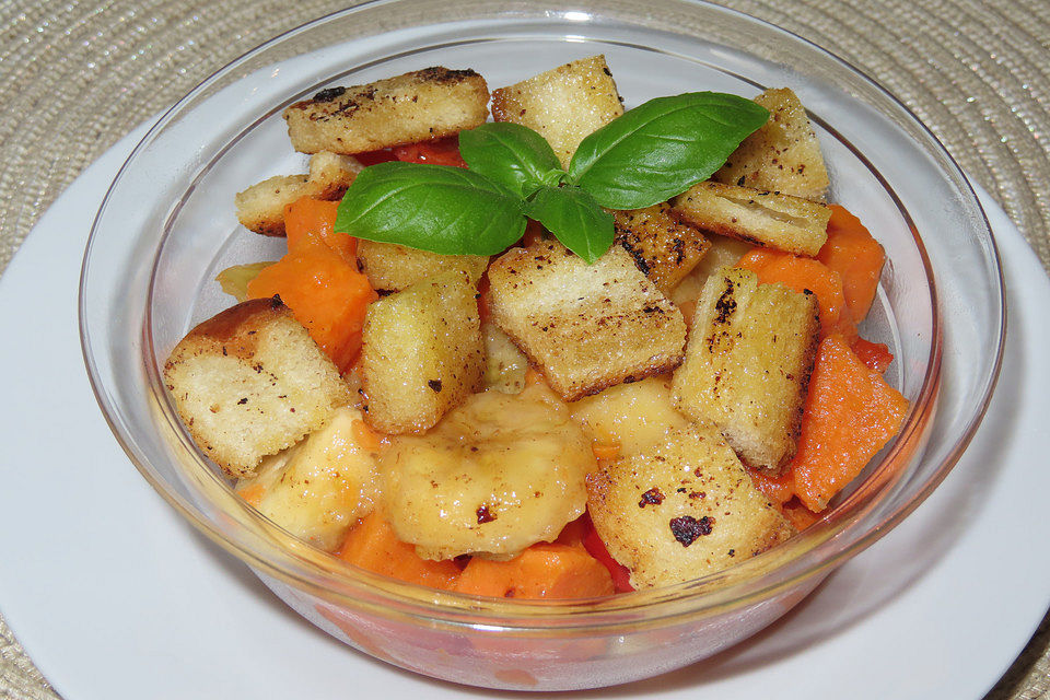 Süßkartoffelsalat mit Banane