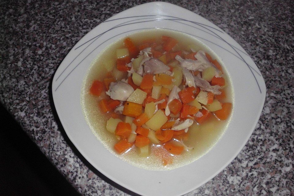 Möhrensuppe à la Huffi