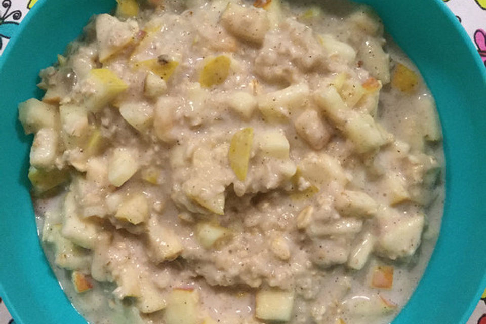 Apfel-Zimt-Porridge