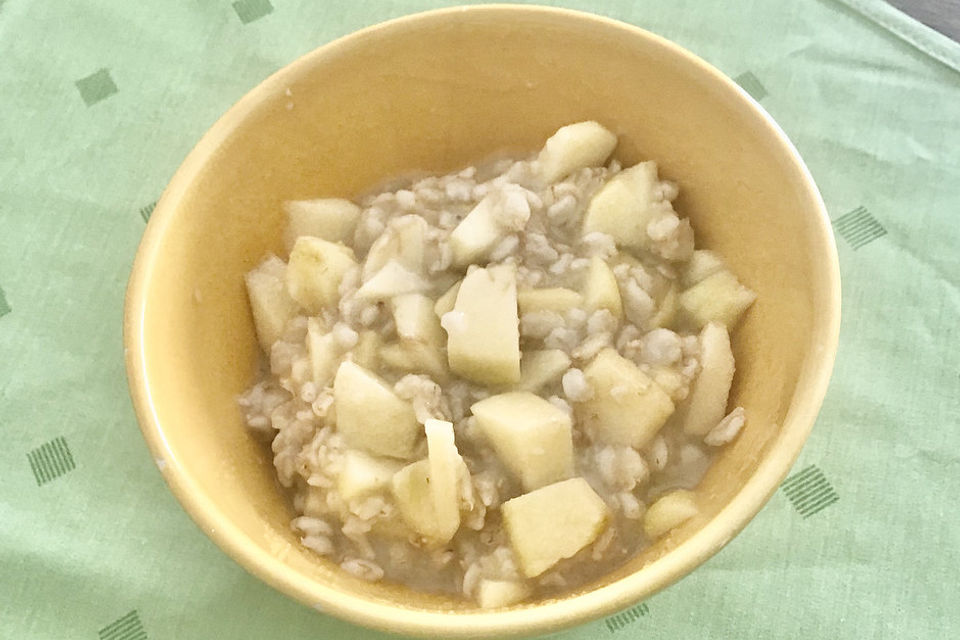 Apfel-Zimt-Porridge