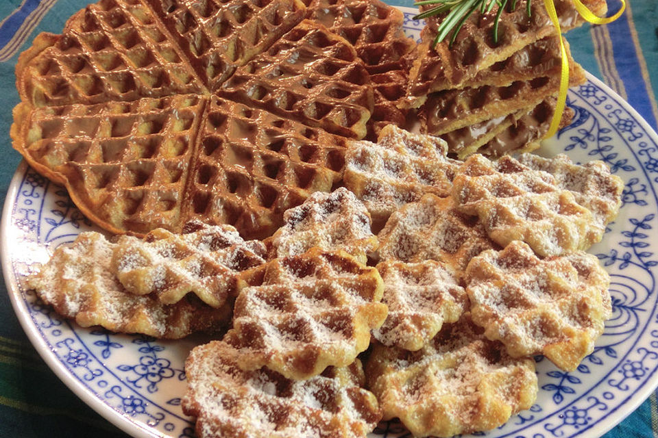 Hefe-Vollkorn-Quark-Waffeln