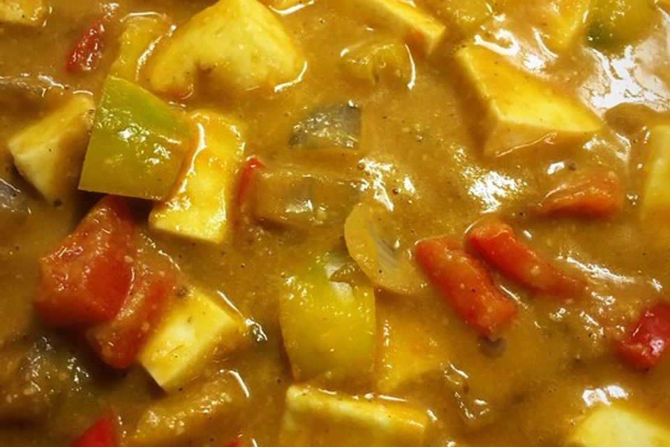 Paneer Paprika Curry