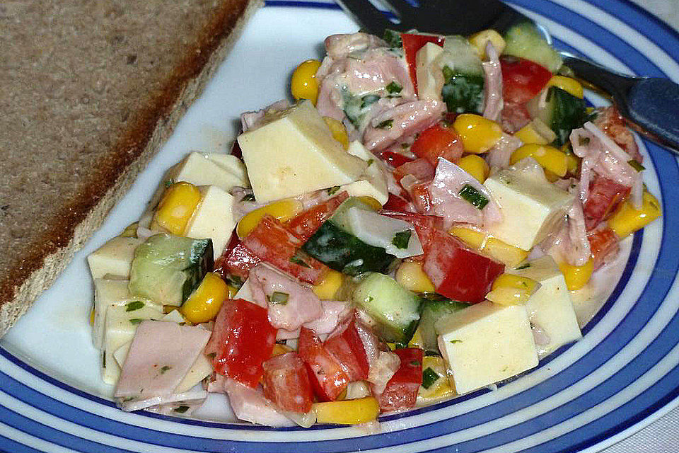 Paprika - Käse - Salat