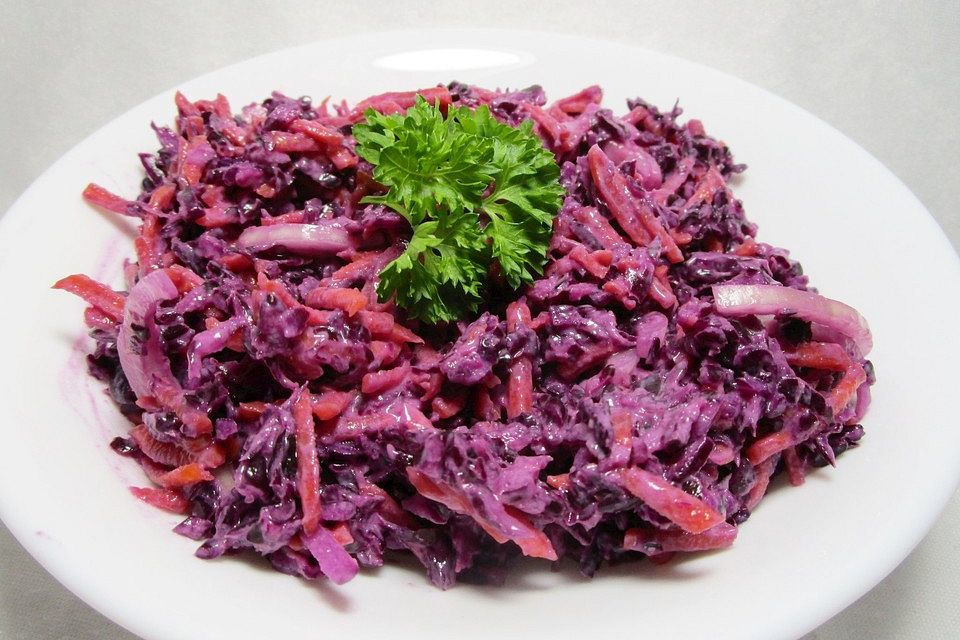 Roter Krautsalat