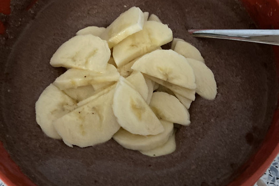 Schokojoghurt mit Heidelbeeren