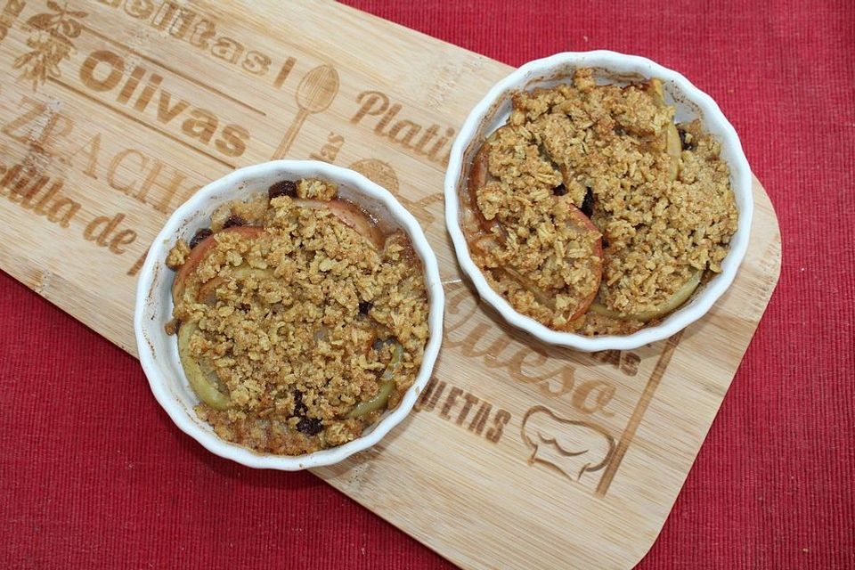 Apple Crumble mit Marsala