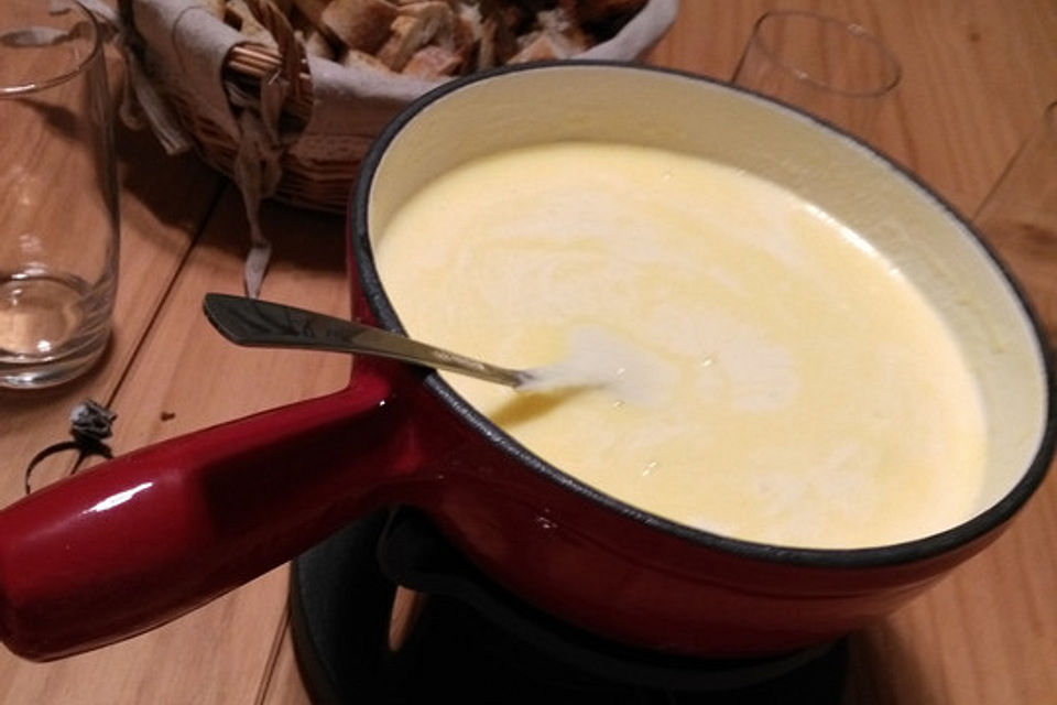 Französisches Käsefondue aus Lyon