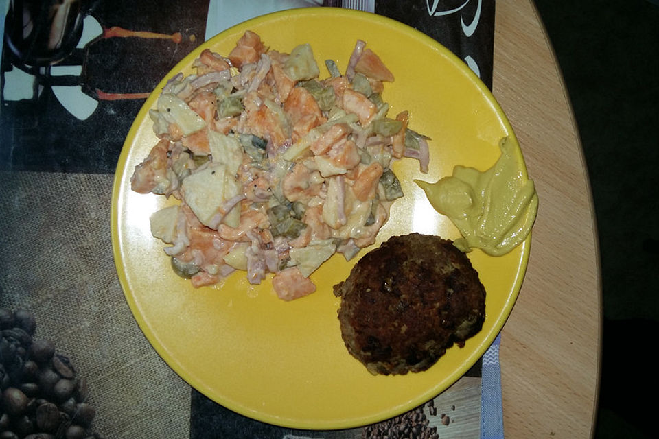 Sächsischer Kartoffelsalat aus Süßkartoffeln