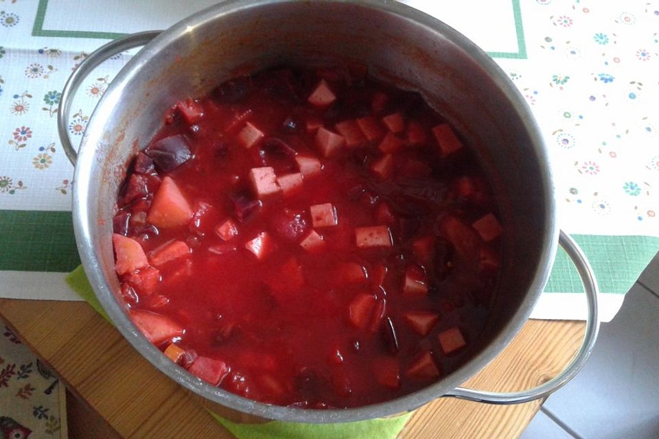 Rote Bete-Suppe