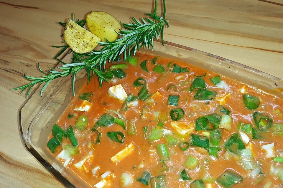 Lachs-Tomaten-Pfännchen