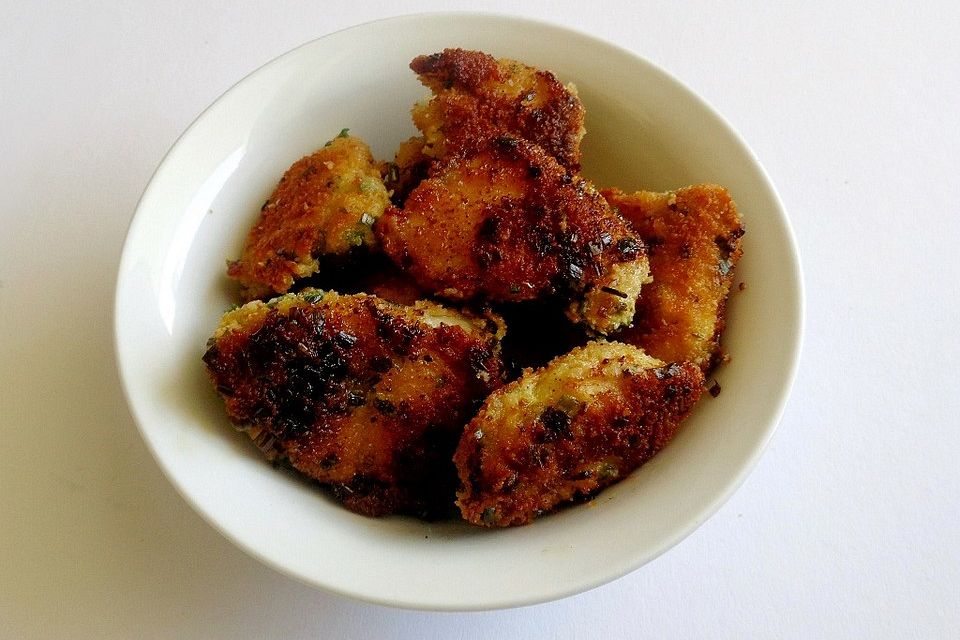 Hähnchennuggets mit Kräuterpanade