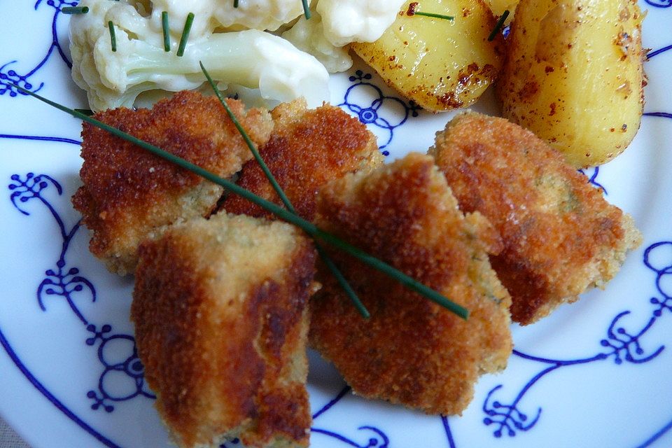 Hähnchennuggets mit Kräuterpanade