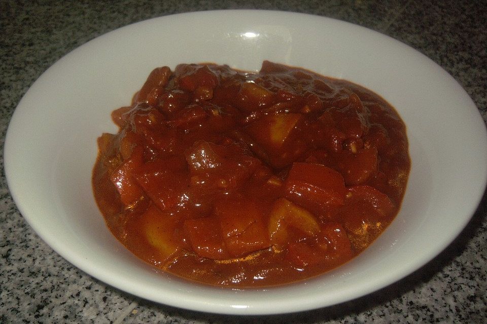 Feurige Paprika-Tomaten-Sauce