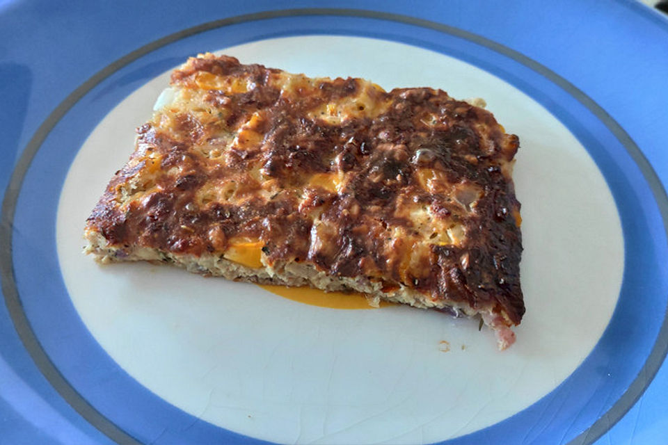 Low-Carb Schüttelpizza