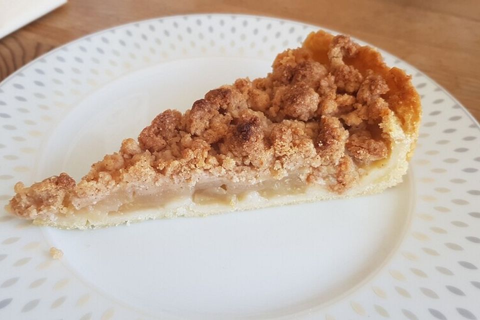 Veganer Apfelmus-Streusel-Kuchen