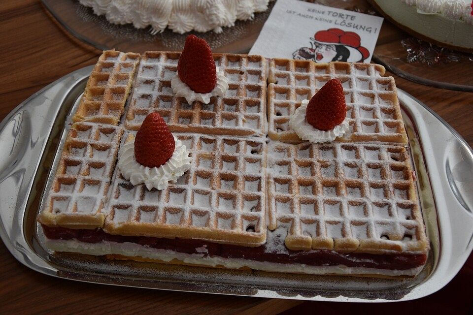 Waffelkuchen