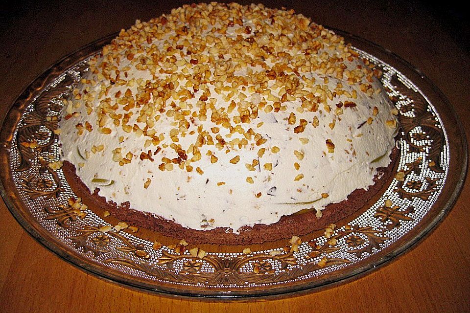 Schnelle Pfirsichtorte