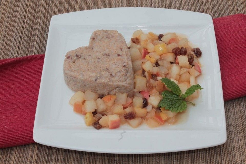 Dinkelgrießpudding mit Kokosmilch