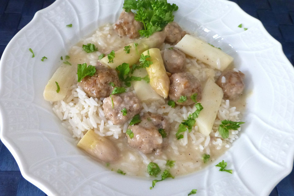 Spargelragout