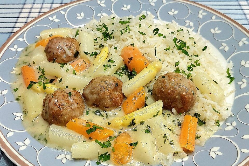 Spargelragout