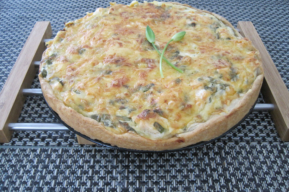 Bärlauch-Lachs-Kuchen